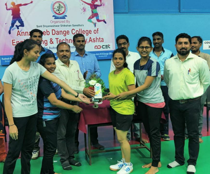 3rd Rank In Sangli Zonal Badminton Tournament. 